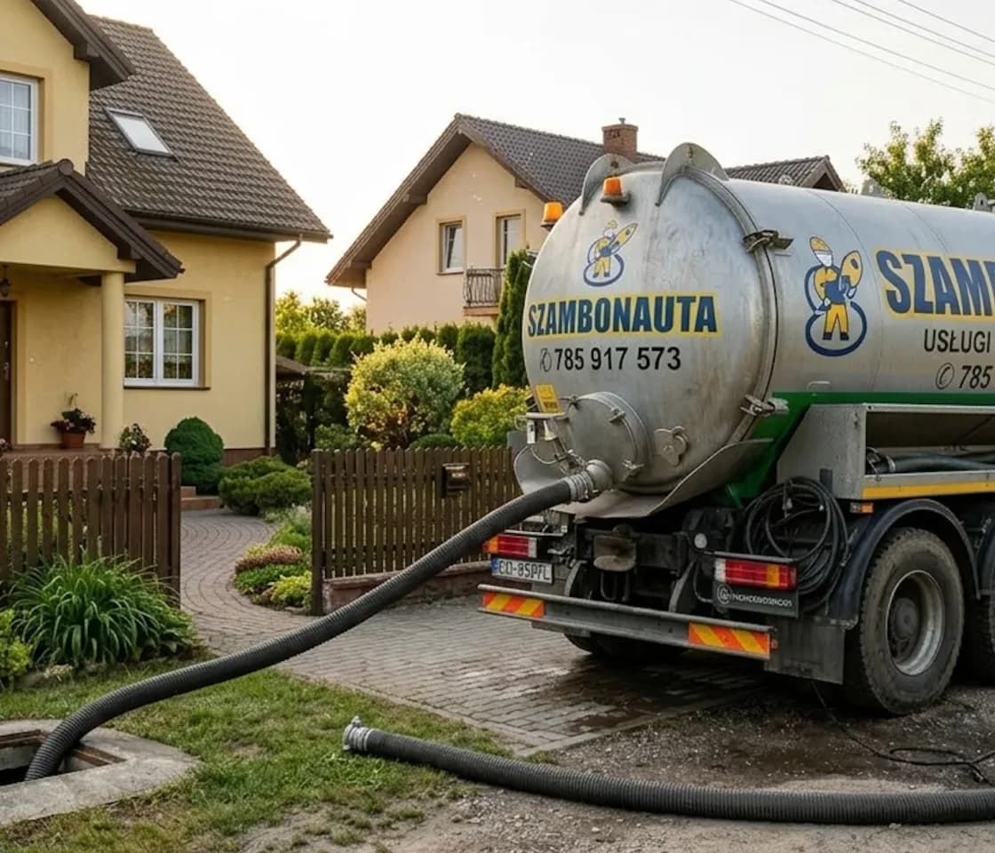 Wóz asenizacyjny Szambonauta — wywóz szamba Szczecin